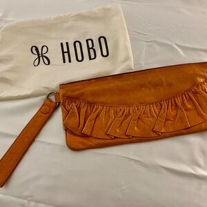 HOBO International zip top leather clutch